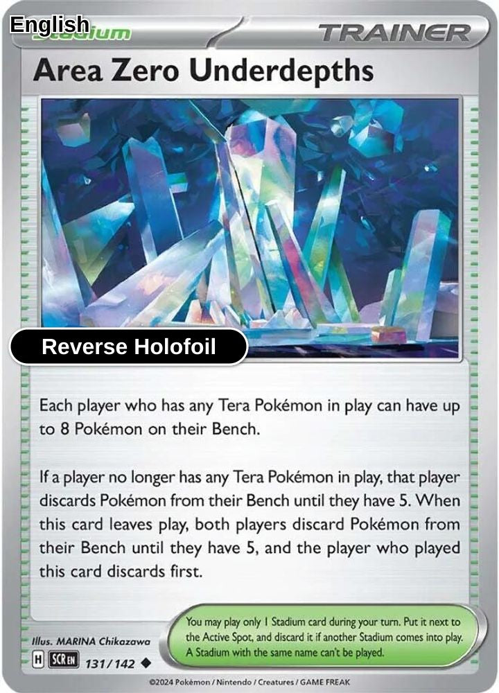 Area Zero Underdepths - 131/142 [SCR - 131/142] U SV07: Stellar Crown - Reverse Holofoil