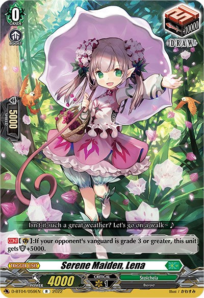 Serene Maiden, Lena (D-BT04/059EN) [Awakening of Chakrabarthi]