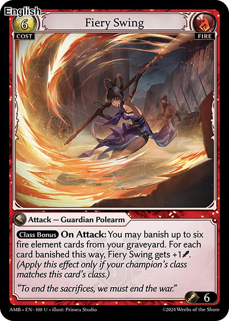 Fiery Swing