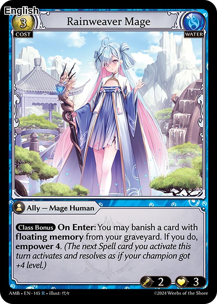 Rainweaver Mage [AMB1E - 145] Mortal Ambition