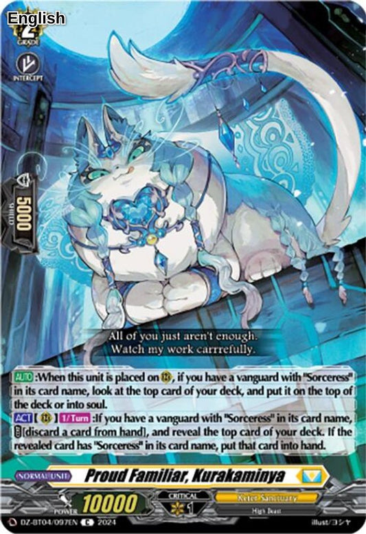 Proud Familiar, Kurakaminya