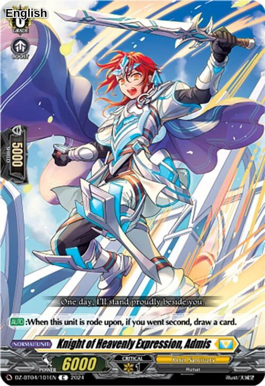 Knight of Heavenly Expression, Admis