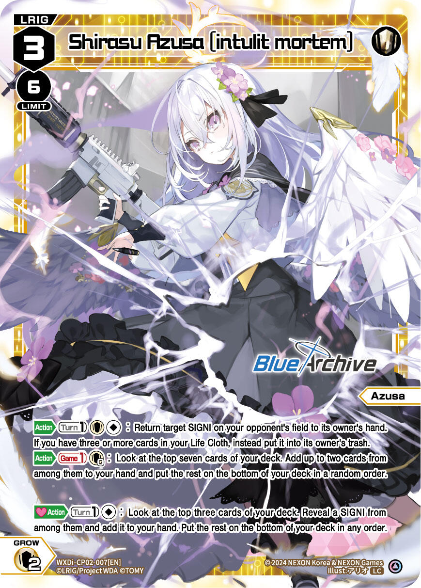 Shirasu Azusa [intulit mortem] (WXDi-CP02-007[EN]) [Blue Archive DIVA]