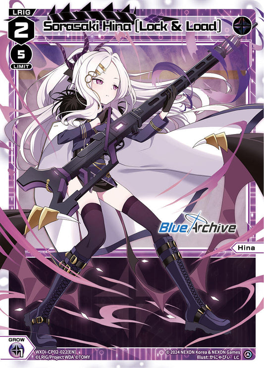 Sorasaki Hina [Lock & Load] (WXDi-CP02-022[EN]) [Blue Archive DIVA]