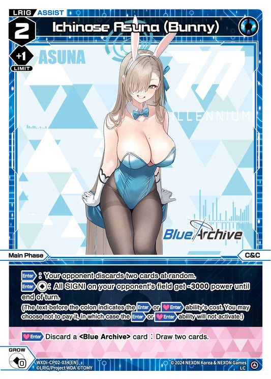 Ichinose Asuna (Bunny) (WXDi-CP02-034[EN]) [Blue Archive DIVA]