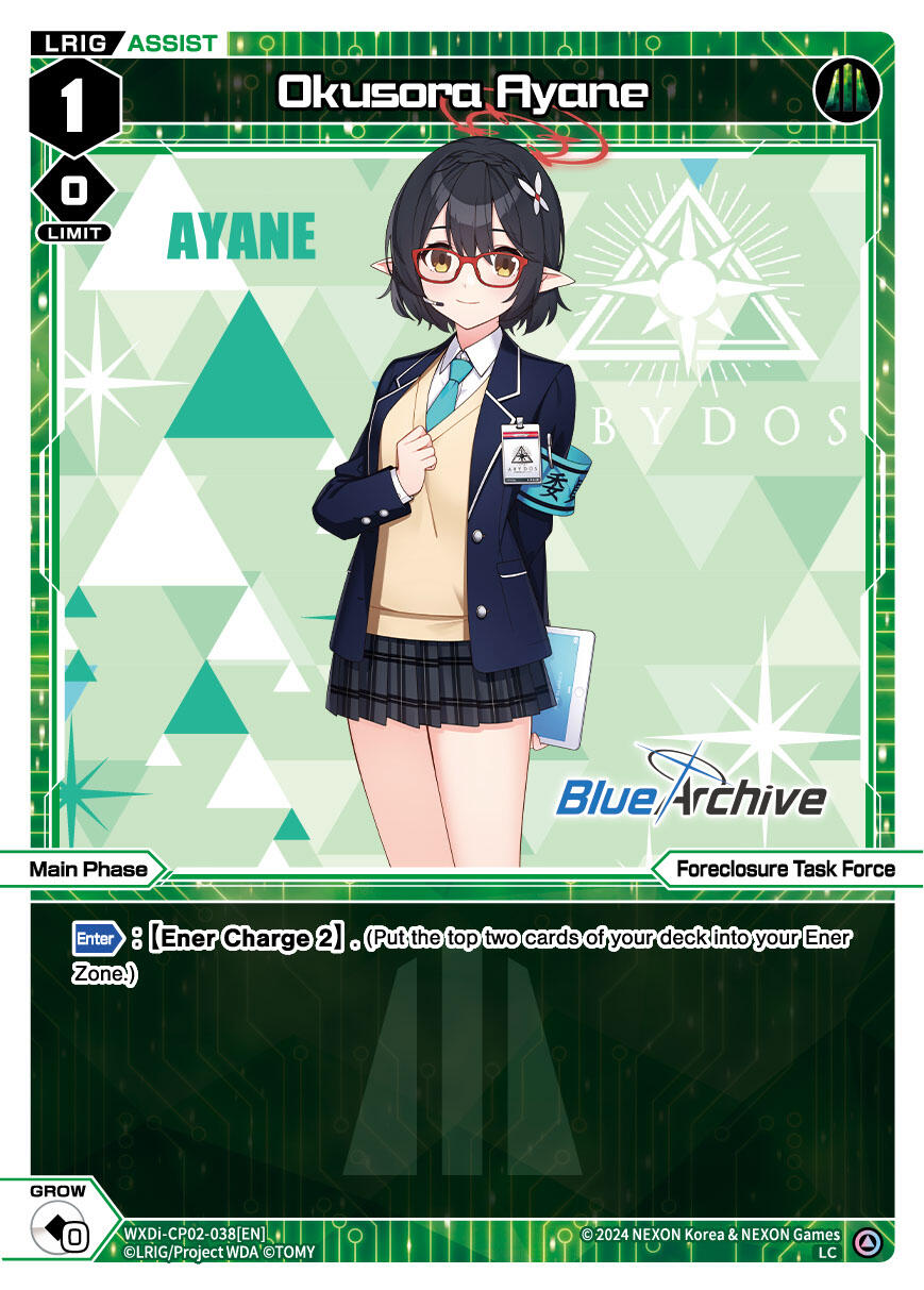 Okusora Ayane (WXDi-CP02-038[EN]) [Blue Archive DIVA]