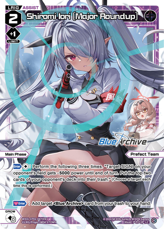 Shiromi Iori [Major Roundup] (WXDi-CP02-047[EN]) [Blue Archive DIVA]