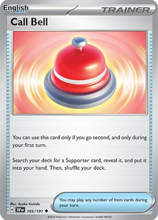 Call Bell [SSP - 165/191] SV08: Surging Sparks - Reverse Holofoil