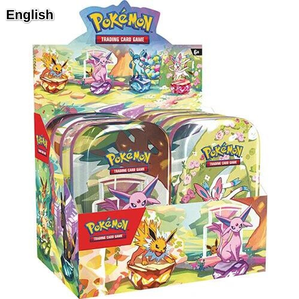 Prismatic Evolutions Mini Tin Display