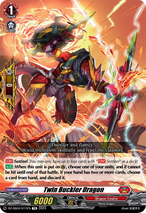 Twin Buckler Dragon (DZ-SS04/011EN) [DZ-SS04: Special Series Stardust Blade]