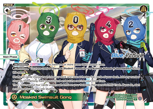 Masked Swimsuit Gang (WXDi-CP02-003[EN]) [Blue Archive DIVA]