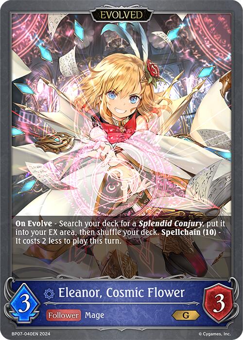 Eleanor, Cosmic Flower (Evolved) (BP07-040EN) [BP07: Verdant Steel]