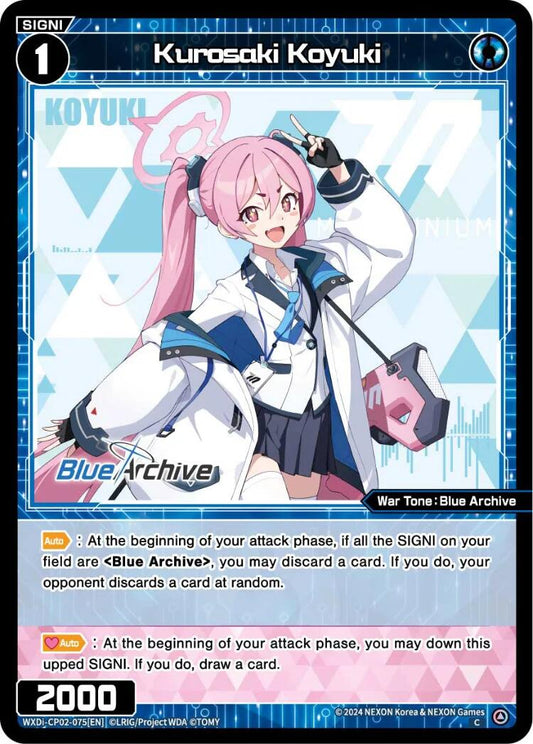 Kurosaki Koyuki (WXDi-CP02-075[EN]) [Blue Archive DIVA]