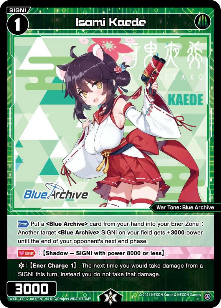 Isami Kaede (WXDi-CP02-083[EN]) [Blue Archive DIVA]