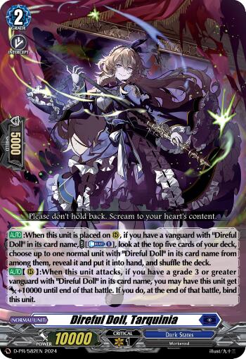 Direful Doll, Tarquinia (D-PR/582EN) [D Promo Cards]