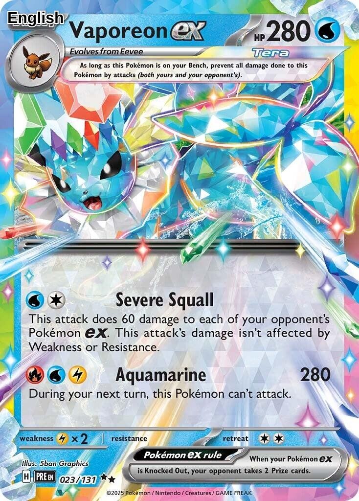 Vaporeon ex - 023/131