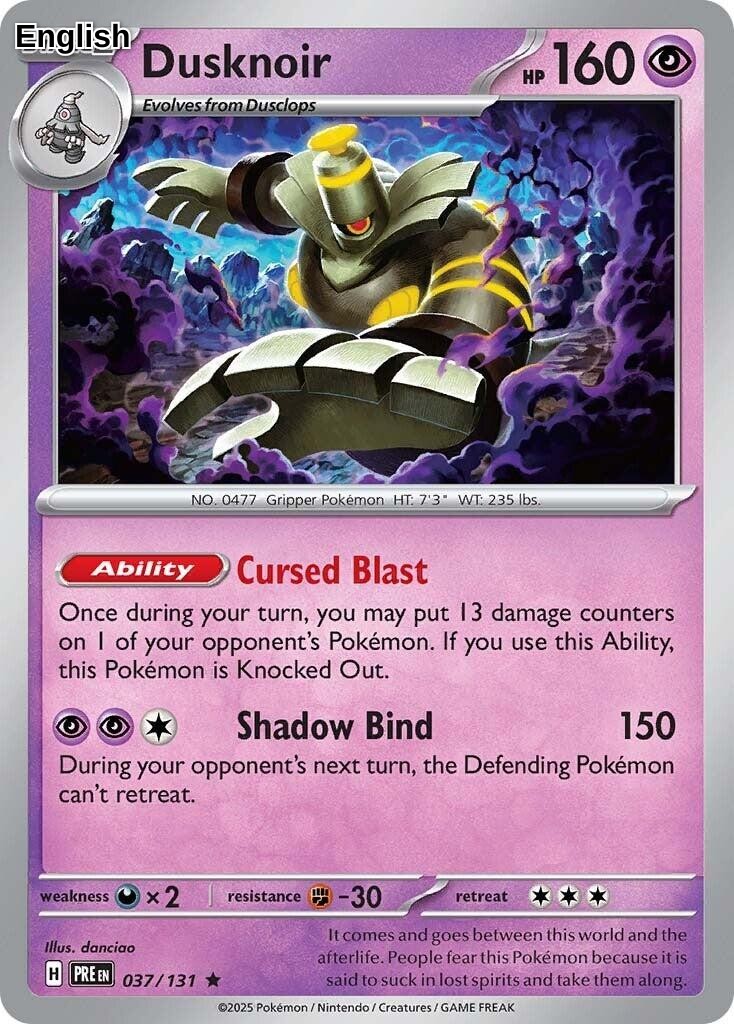 Dusknoir [PRE - 037/131] SV: Prismatic Evolutions - Holofoil