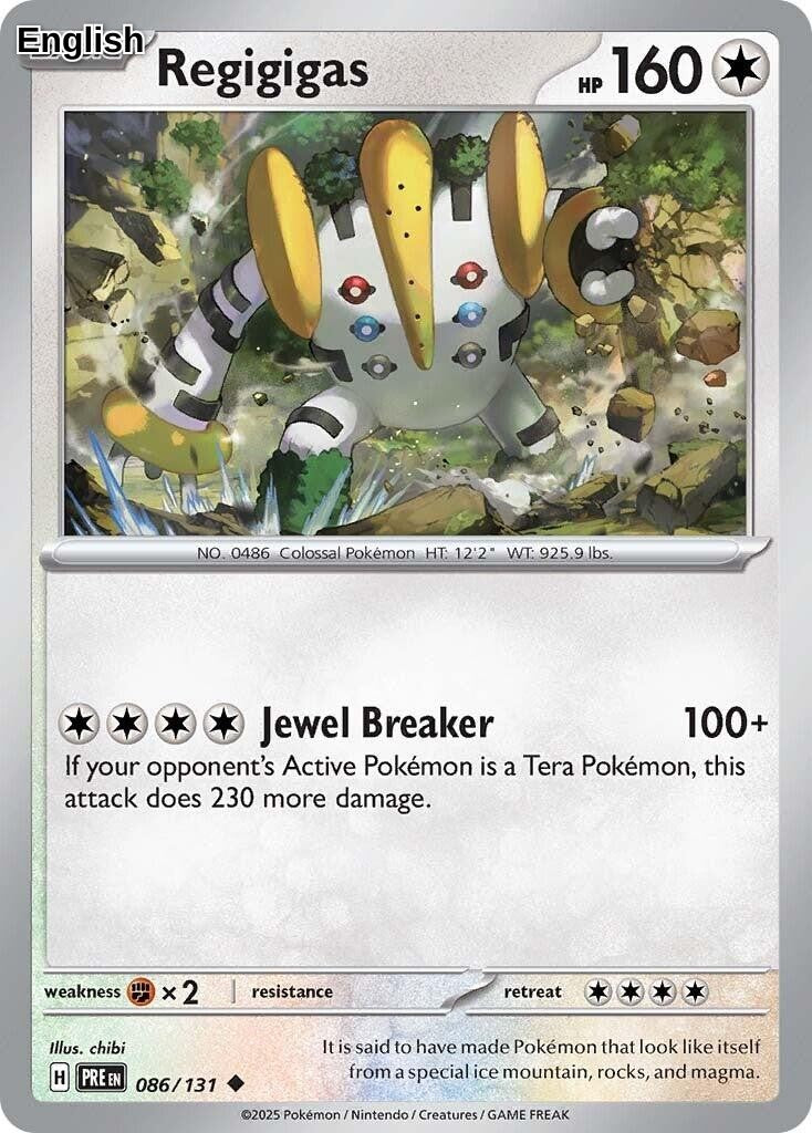 Regigigas [PRE - 086/131] U SV: Prismatic Evolutions