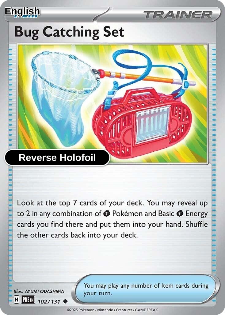 Bug Catching Set [PRE - 102/131] U SV: Prismatic Evolutions - Reverse Holofoil