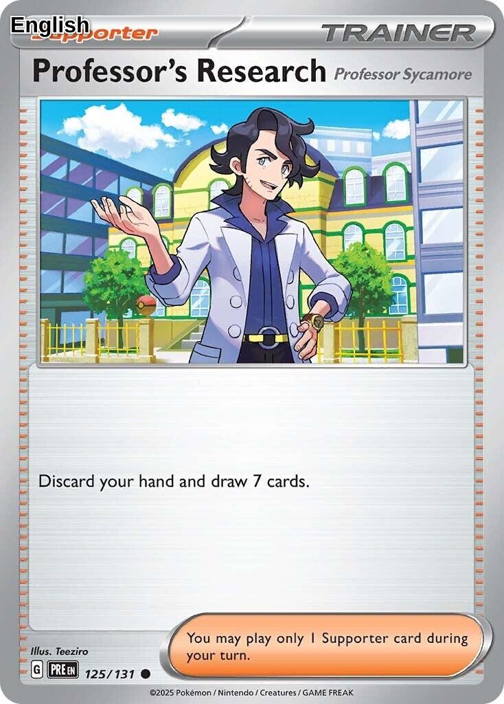 Professor's Research [Professor Sycamore] [PRE - 125/131] SV: Prismatic Evolutions