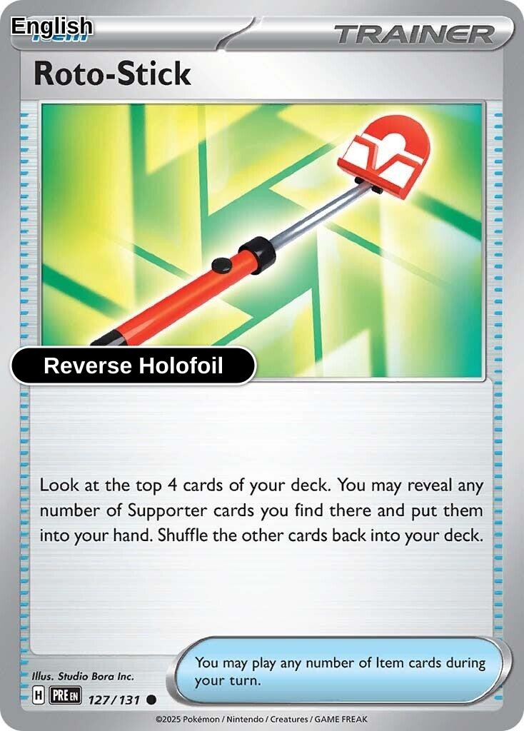 Roto-Stick [PRE - 127/131] C SV: Prismatic Evolutions - Reverse Holofoil