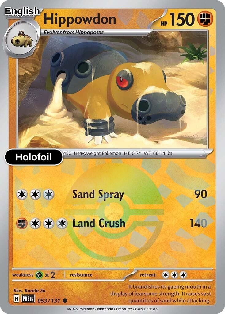 Hippowdon (Poke Ball Pattern)