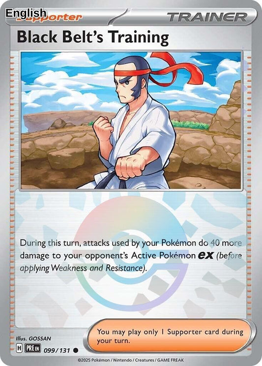 Black Belt's Training - 099/131 (Poke Ball Pattern)