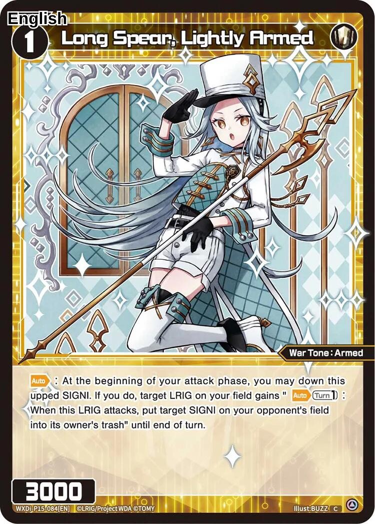 Long Spear, Lightly Armed