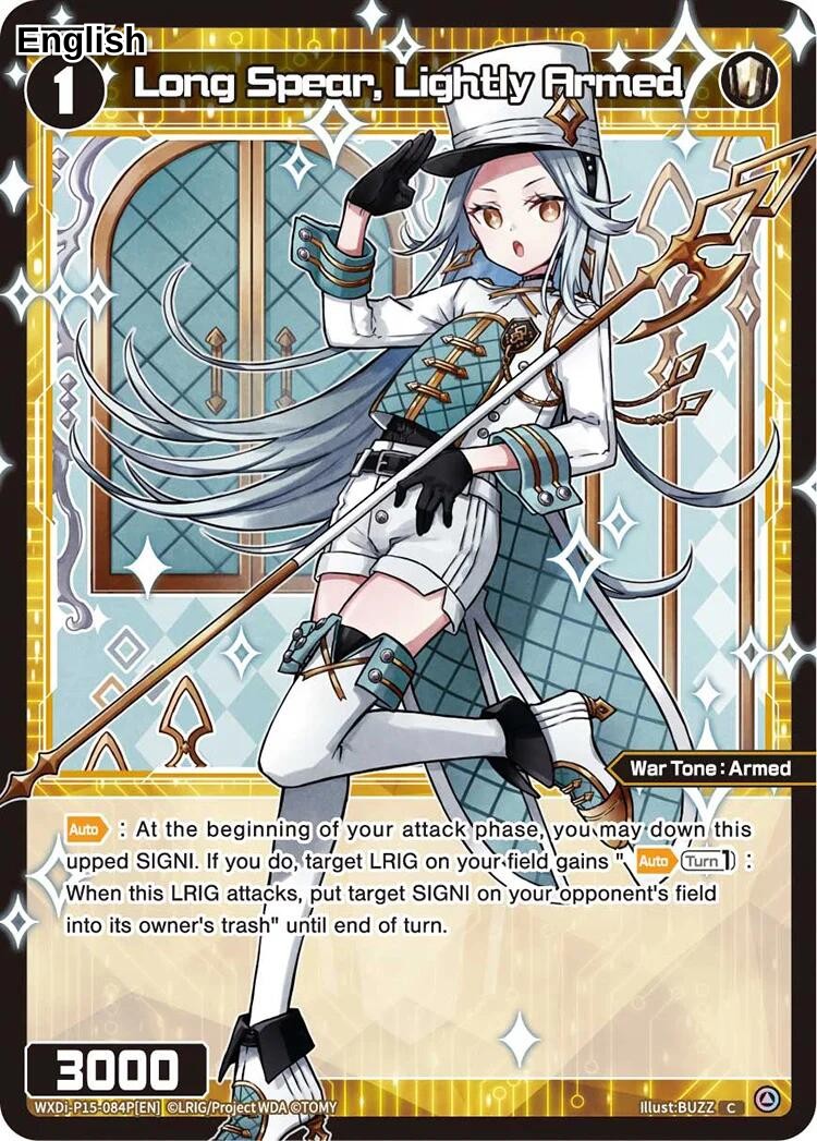 Long Spear, Lightly Armed (Parallel)