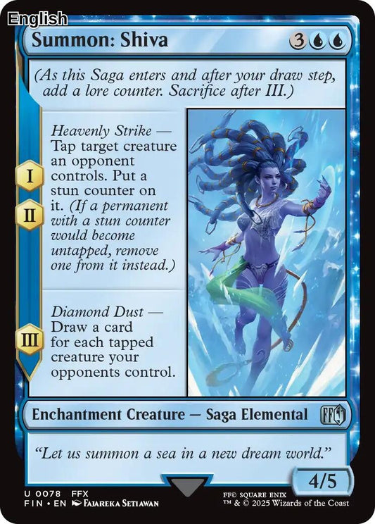 Summon: Shiva [FIN - 78] FINAL FANTASY