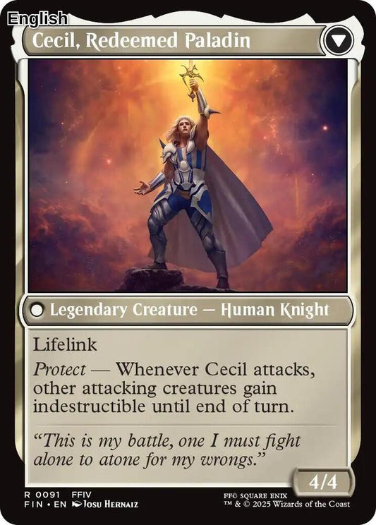 Cecil, Dark Knight (Back)