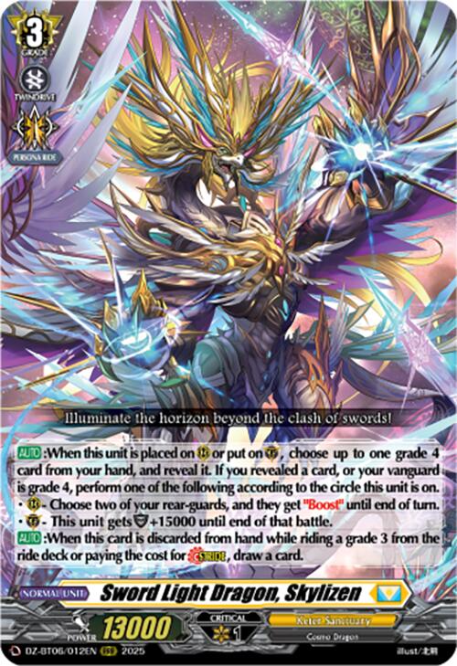 Sword Light Dragon, Skylizen (DZ-BT06/012EN) [DZ-BT06: Generation Dragenesis]