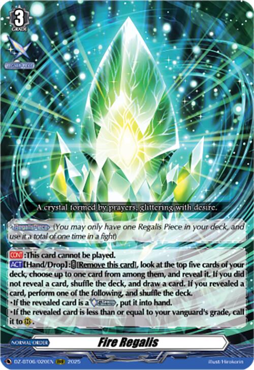 Fire Regalis (DZ-BT06/020EN) [DZ-BT06: Generation Dragenesis]