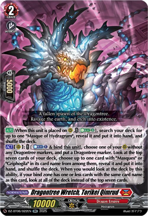 Dragontree Wretch, Torikei Qimrud (DZ-BT06/022EN) [DZ-BT06: Generation Dragenesis]