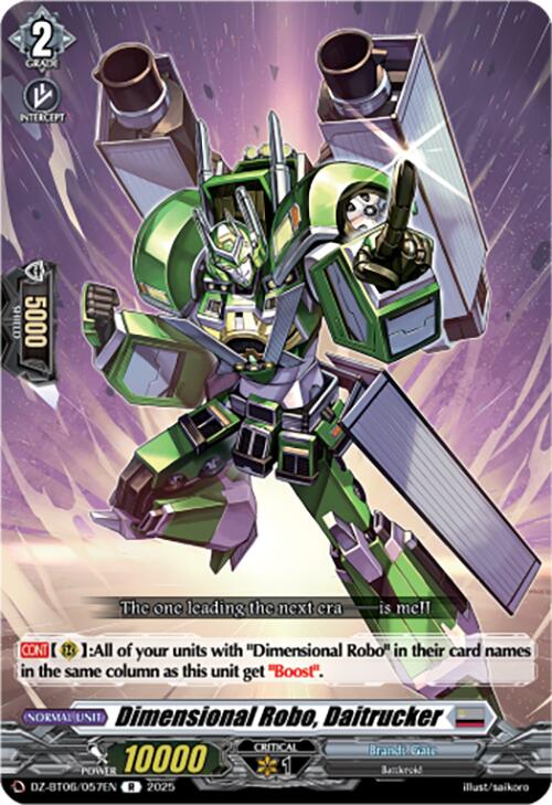 Dimensional Robo, Daitrucker (DZ-BT06/057EN) [DZ-BT06: Generation Dragenesis]