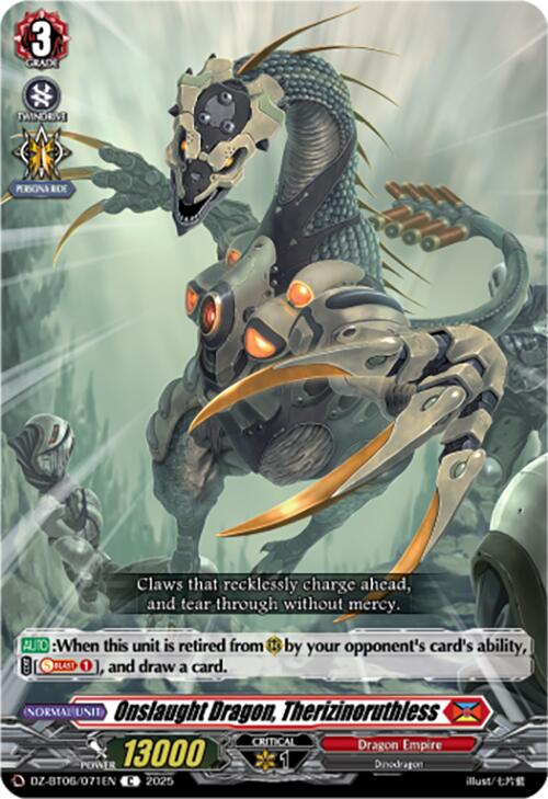 Onslaught Dragon, Therizinoruthless (DZ-BT06/071EN) [DZ-BT06: Generation Dragenesis]