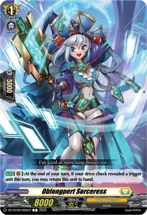 Oblongpert Sorceress (DZ-BT06/095EN) [DZ-BT06: Generation Dragenesis]