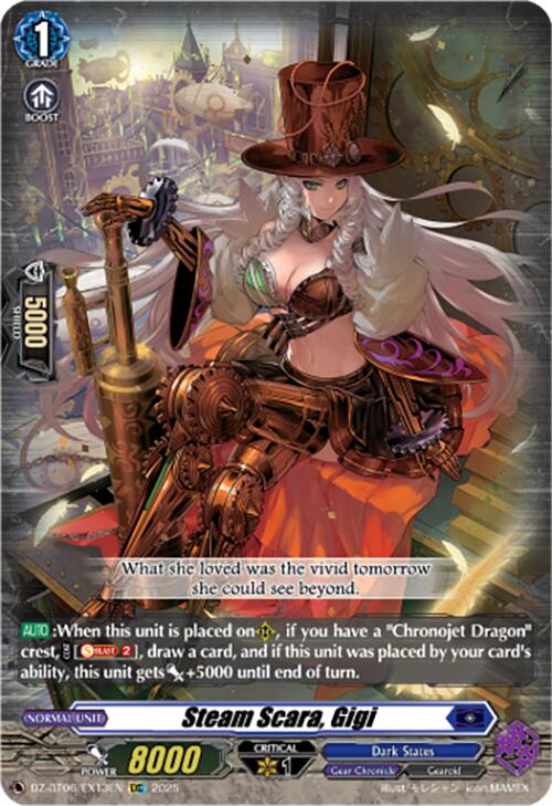 Steam Scara, Gigi (EXC) (DZ-BT06/EX13EN) [DZ-BT06: Generation Dragenesis]