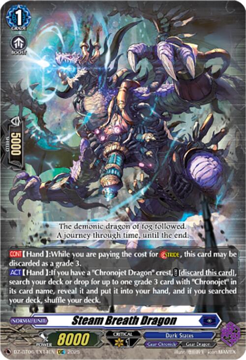 Steam Breath Dragon (EXC) (DZ-BT06/EX14EN) [DZ-BT06: Generation Dragenesis]