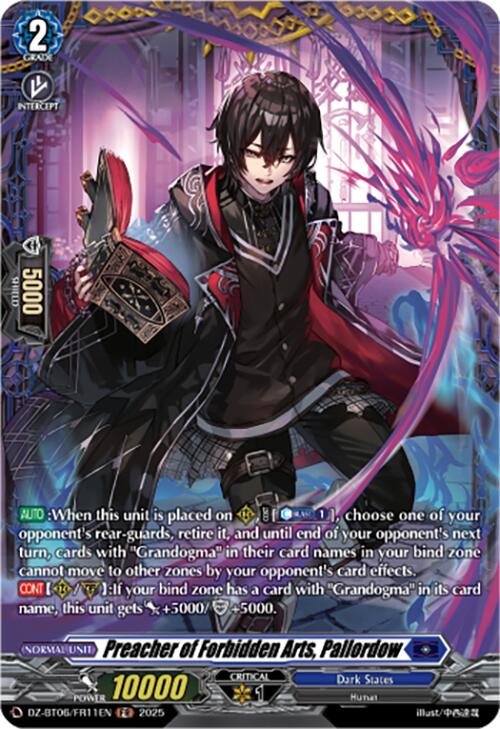 Preacher of Forbidden Arts, Pallordow (DZ-BT06/FR11EN) [DZ-BT06: Generation Dragenesis]