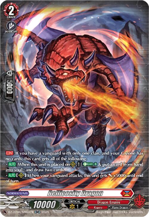 Bellicosity Dragon (DZ-BT06/SR04EN) [DZ-BT06: Generation Dragenesis]