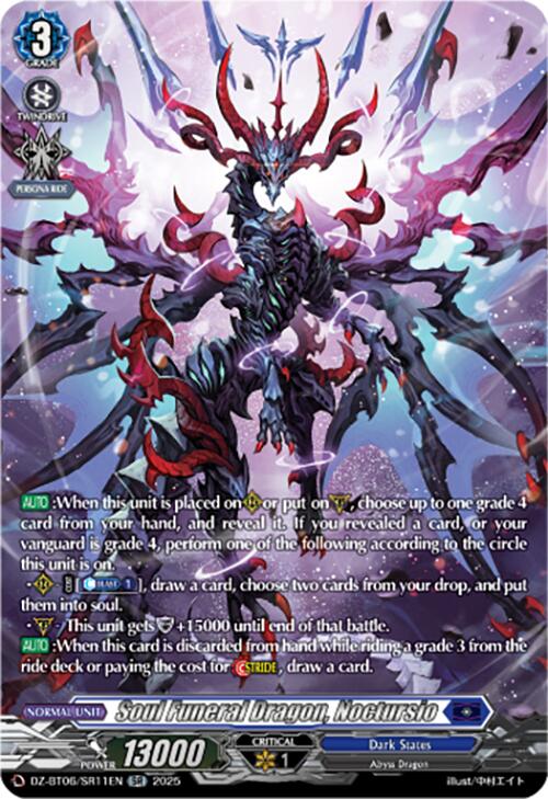 Soul Funeral Dragon, Noctursio (DZ-BT06/SR11EN) [DZ-BT06: Generation Dragenesis]