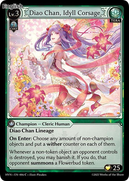 Diao Chan, Idyll Corsage