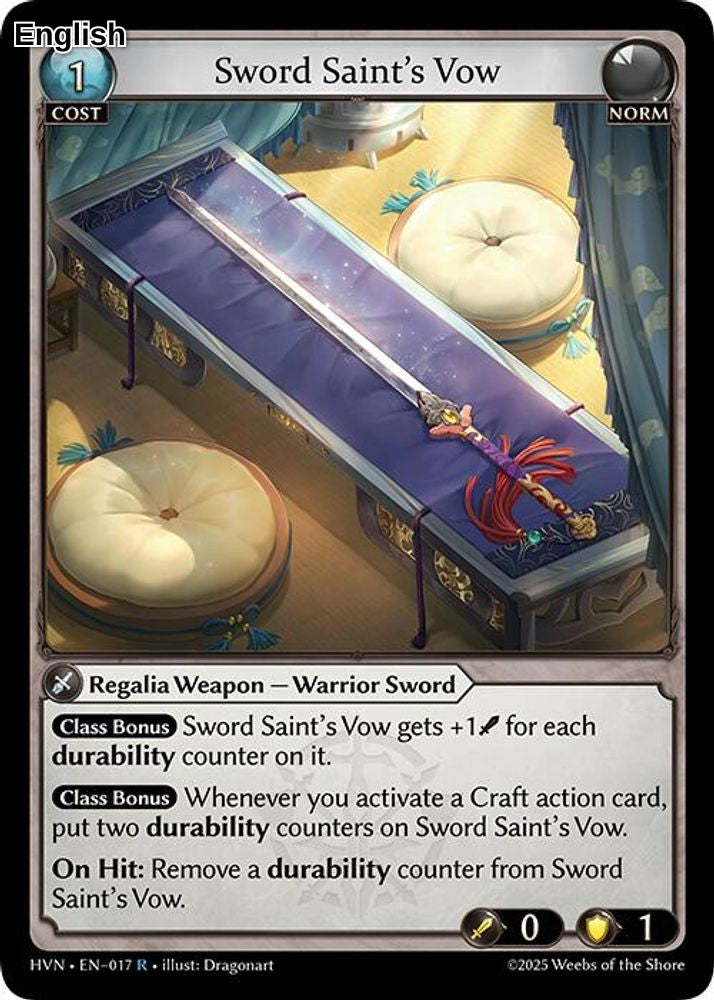 Sword Saint's Vow