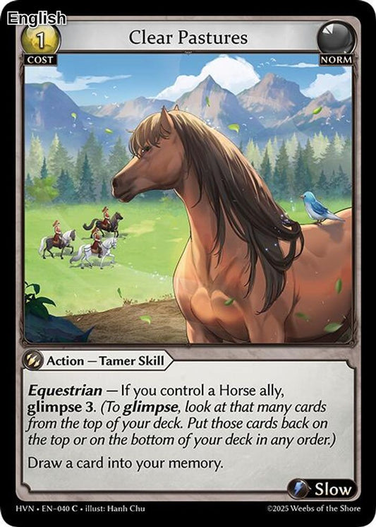 Clear Pastures