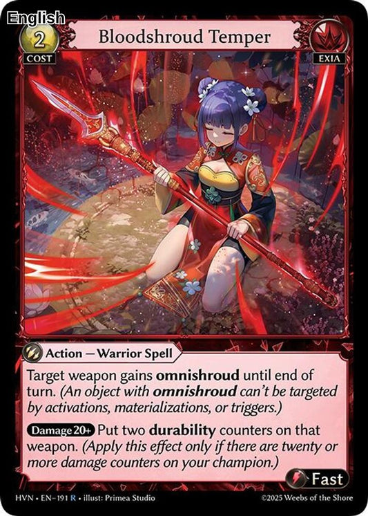 Bloodshroud Temper
