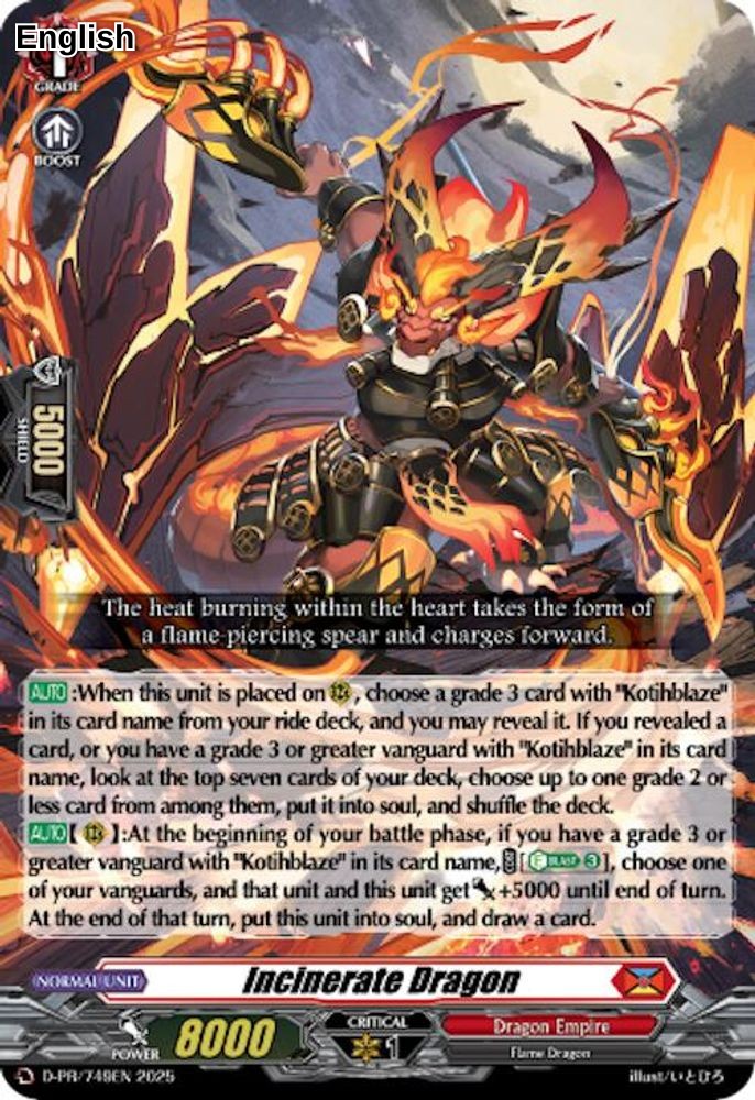 Incinerate Dragon