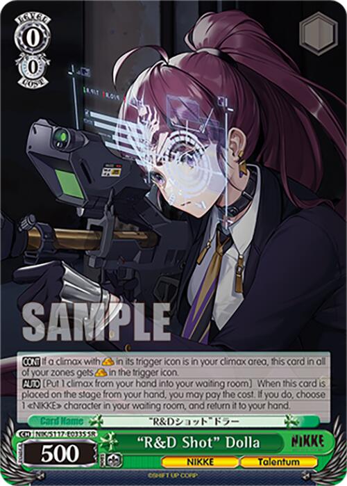 "R&D Shot" Dolla (NIK/S117-E033S SR) [GODDESS OF VICTORY: NIKKE]