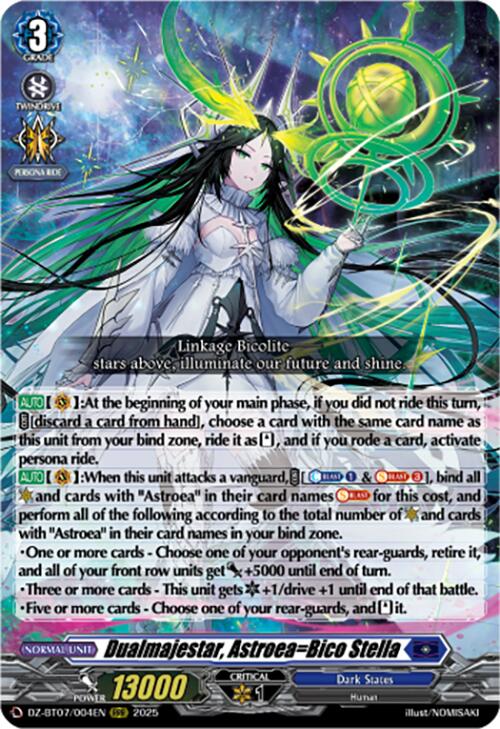 Dualmajestar, Astroea=Bico Stella (DZ-BT07/004EN) [DZ-BT07: Moon Fangs & Cerulean Blaze]