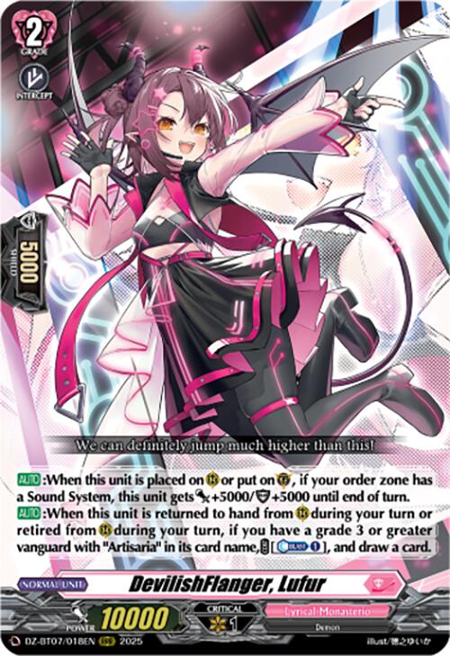 DevilishFlanger, Lufur (DZ-BT07/018EN) [DZ-BT07: Moon Fangs & Cerulean Blaze]
